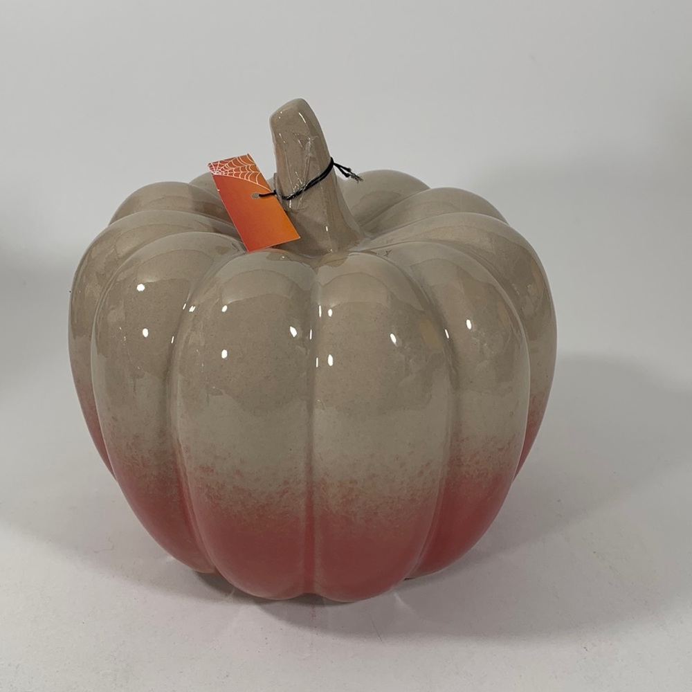 Ceramic Fall Pumpkin Seasonal Decor - Picture 1 of 7